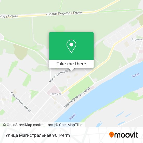 Улица Магистральная 96 map