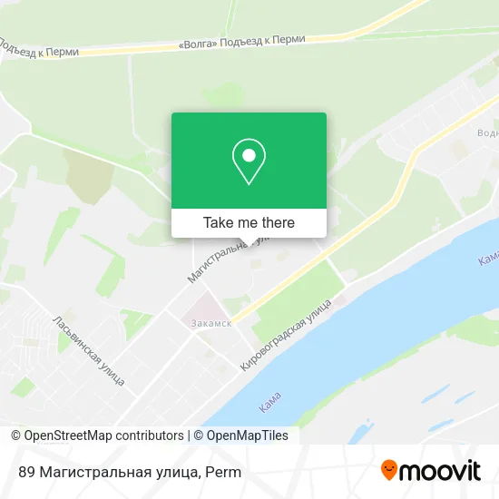 89 Магистральная улица map