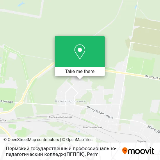 Пермский государственный профессионально-педагогический колледж(ПГППК) map