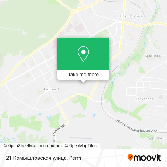 21 Камышловская улица map