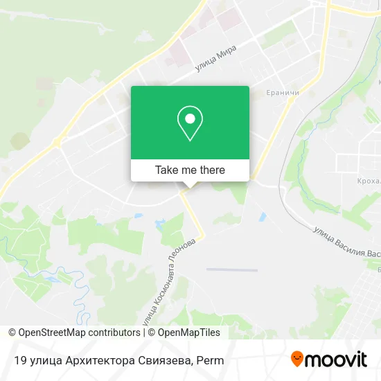 19 улица Архитектора Свиязева map