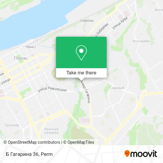 Б Гагарина 36 map