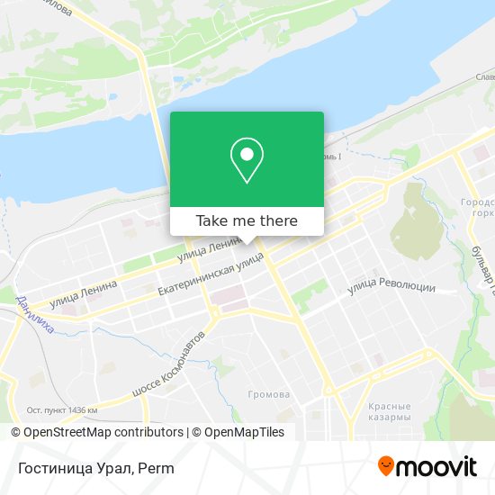 Гостиница Урал map