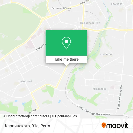 Карпинского, 91а map