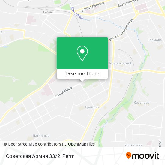 Советская Армия 33/2 map