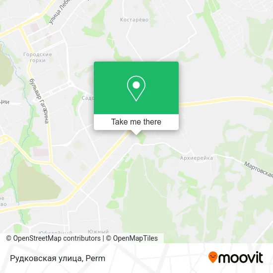 Рудковская улица map