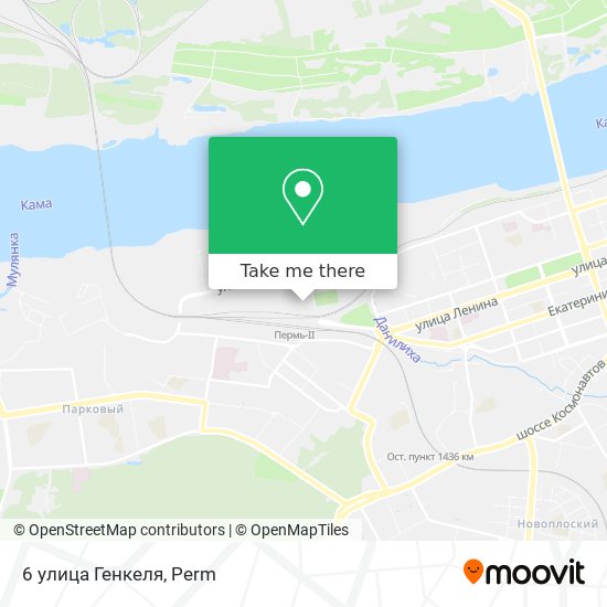 6 улица Генкеля map