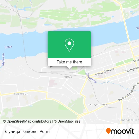6 улица Генкеля map
