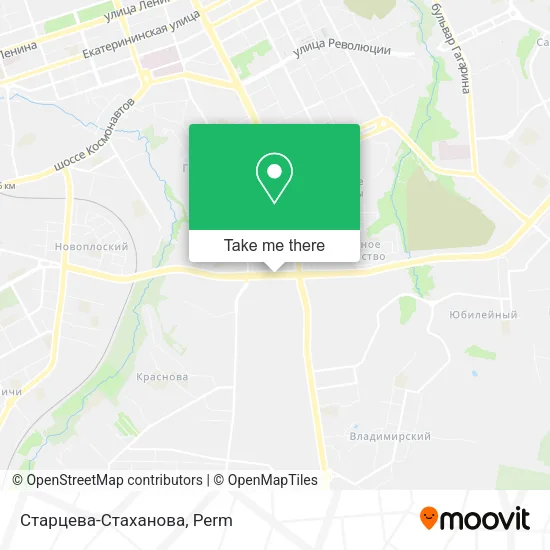 Старцева-Стаханова map