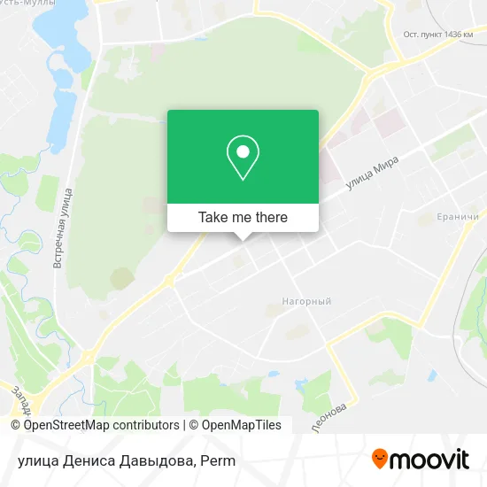 улица Дениса Давыдова map
