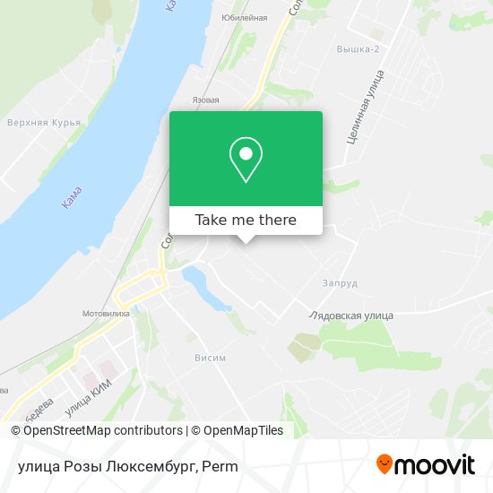 улица Розы Люксембург map