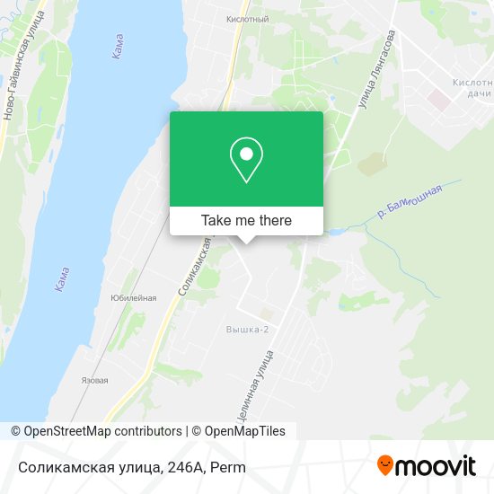 Соликамская улица, 246А map