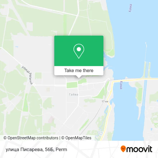 улица Писарева, 56Б map