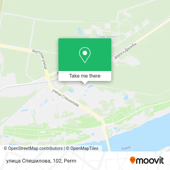 улица Спешилова, 102 map
