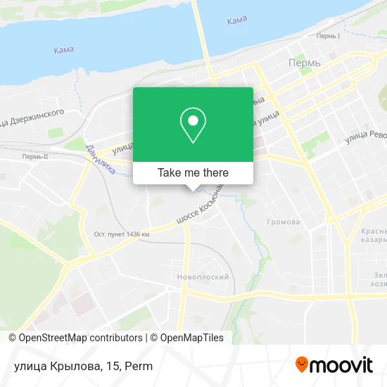 улица Крылова, 15 map