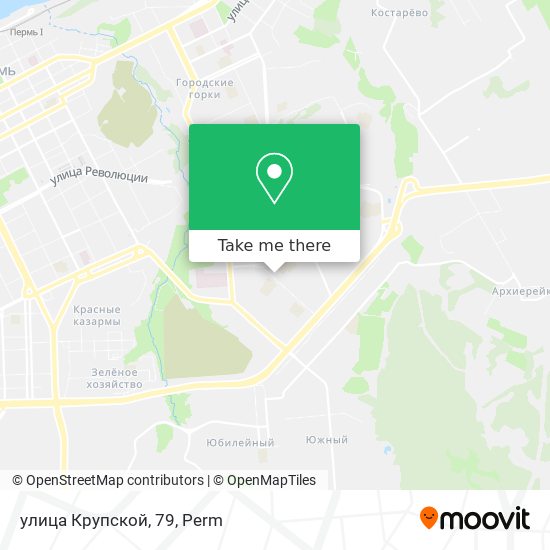 улица Крупской, 79 map