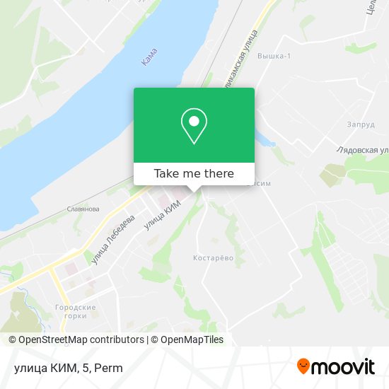 улица КИМ, 5 map