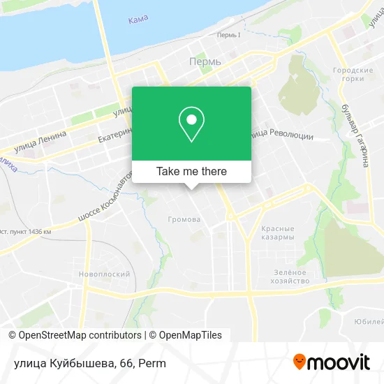 улица Куйбышева, 66 map