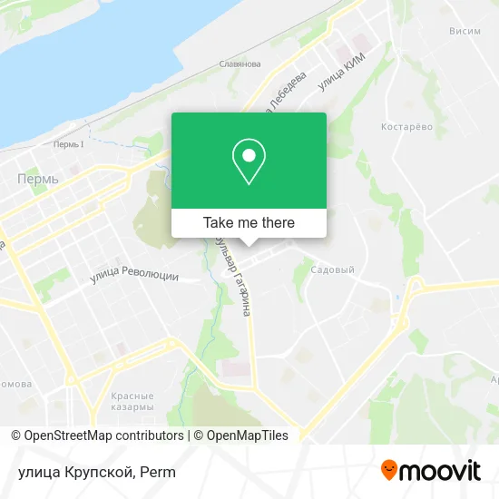 улица Крупской map