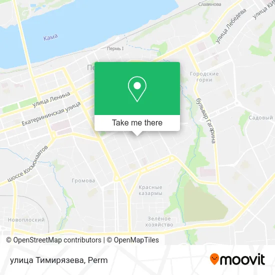 улица Тимирязева map