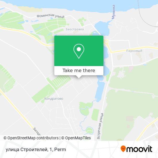 улица Строителей, 1 map