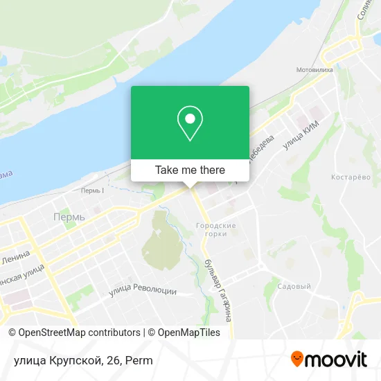 улица Крупской, 26 map