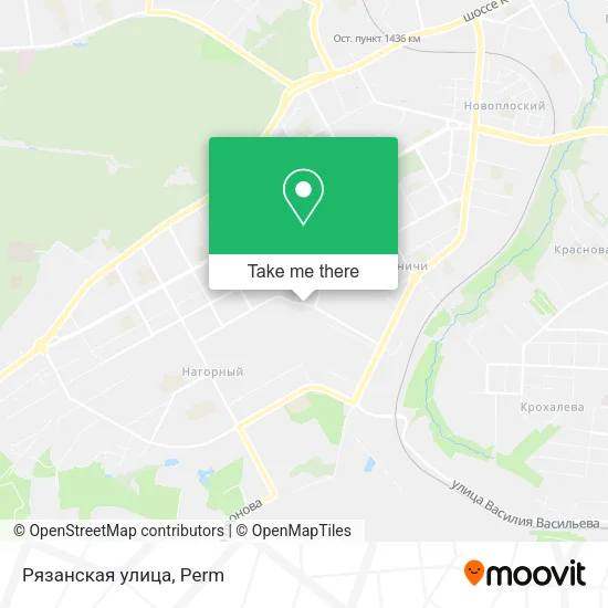 Рязанская улица map
