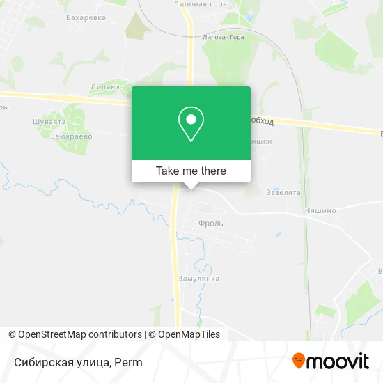 Сибирская улица map