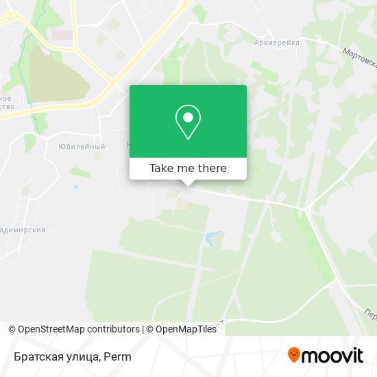 Братская улица map