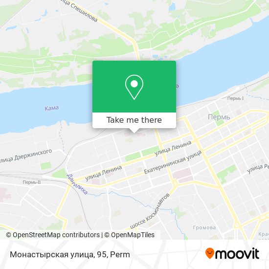Монастырская улица, 95 map