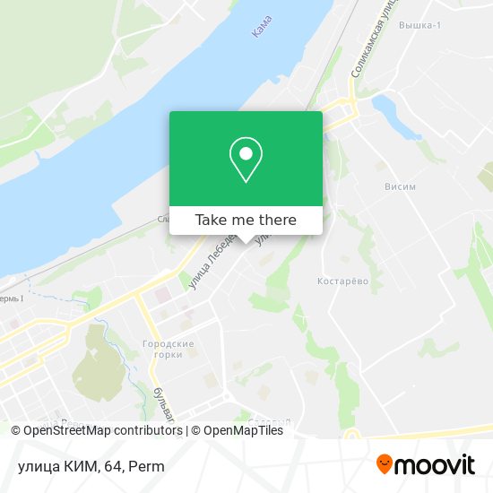 улица КИМ, 64 map