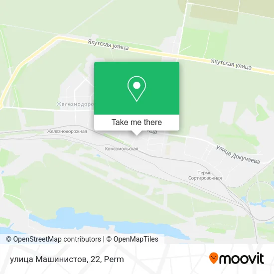улица Машинистов, 22 map