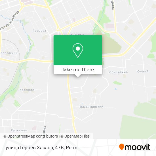 улица Героев Хасана, 47В map