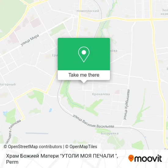 Храм Божией Матери "УТОЛИ МОЯ ПЕЧАЛИ " map