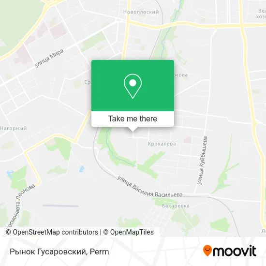 Рынок Гусаровский map
