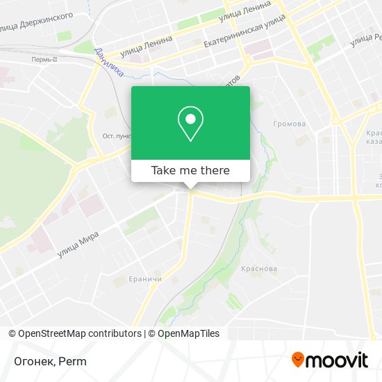 Огонек map