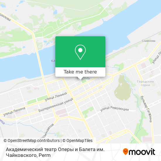 Академический театр Оперы и Балета им. Чайковского map