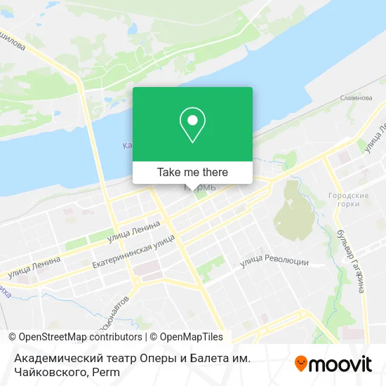 Академический театр Оперы и Балета им. Чайковского map
