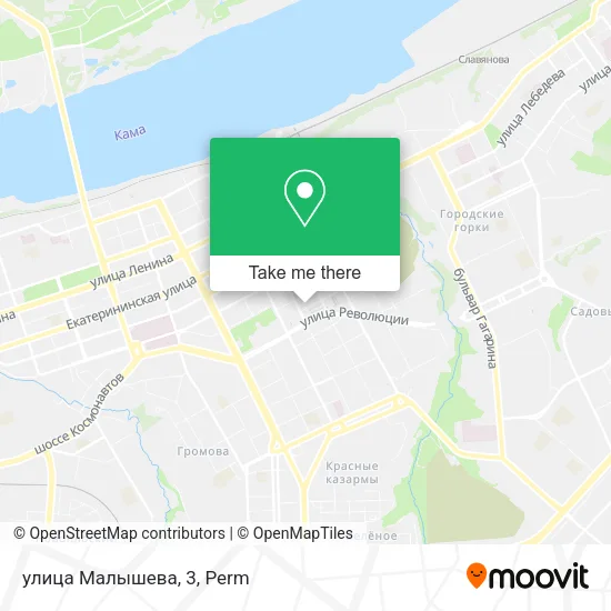 улица Малышева, 3 map