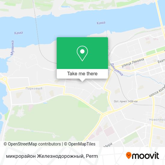 микрорайон Железнодорожный map