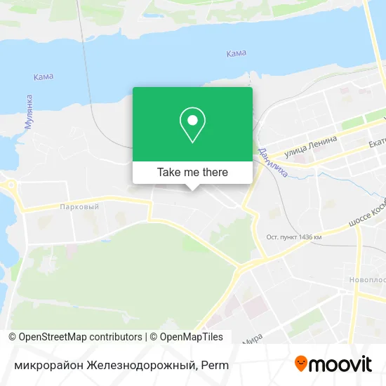 микрорайон Железнодорожный map
