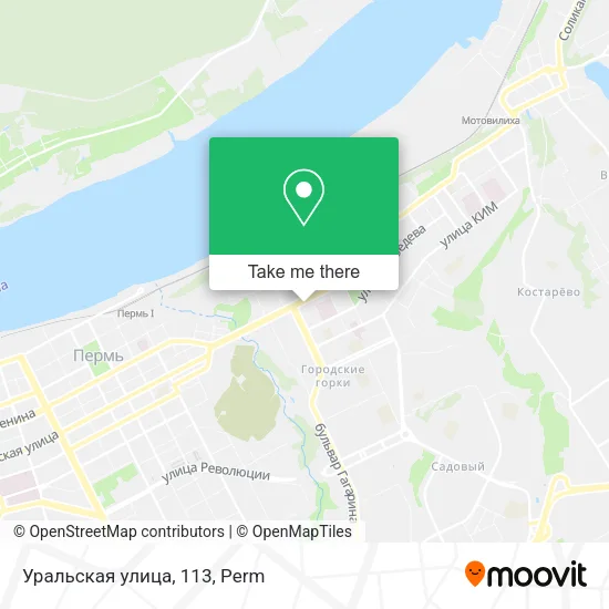 Уральская улица, 113 map