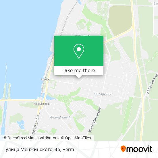 улица Менжинского, 45 map