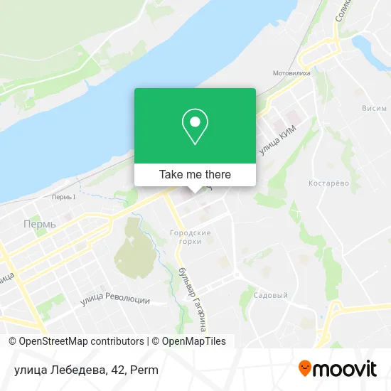 улица Лебедева, 42 map