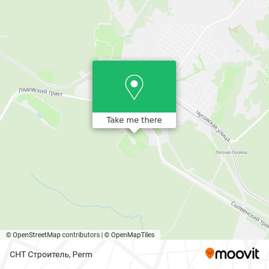 СНТ Строитель map