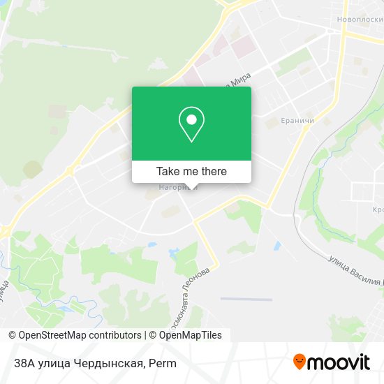 38А улица Чердынская map