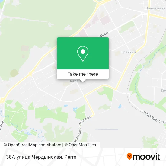 38А улица Чердынская map