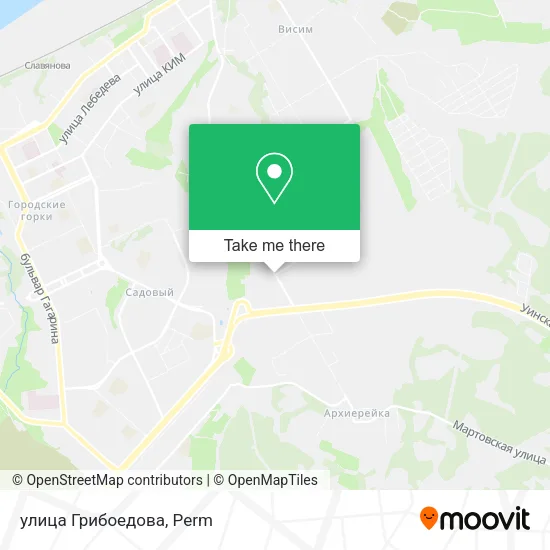 улица Грибоедова map