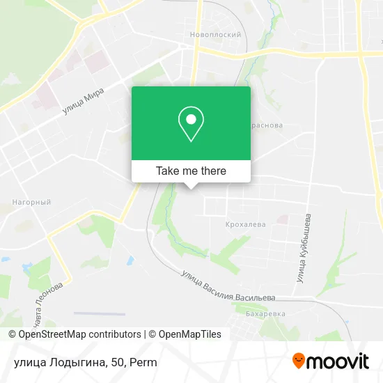 улица Лодыгина, 50 map