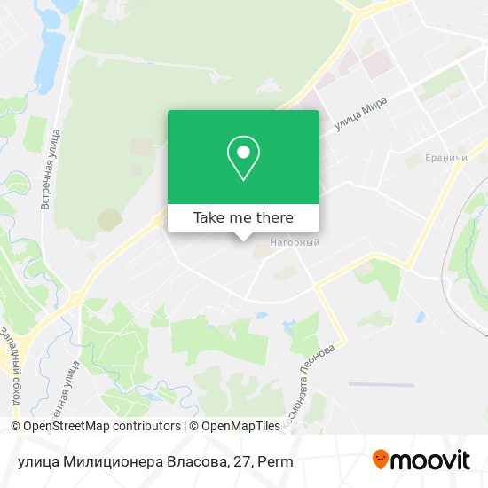 улица Милиционера Власова, 27 map